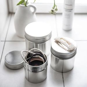 IKEA ANILINARE Decoration Tin with Lid, Metal NEW SET OF 3